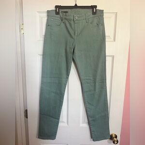 Kut from the Kloth Teal Green Diana Skinny Jeans/Pants